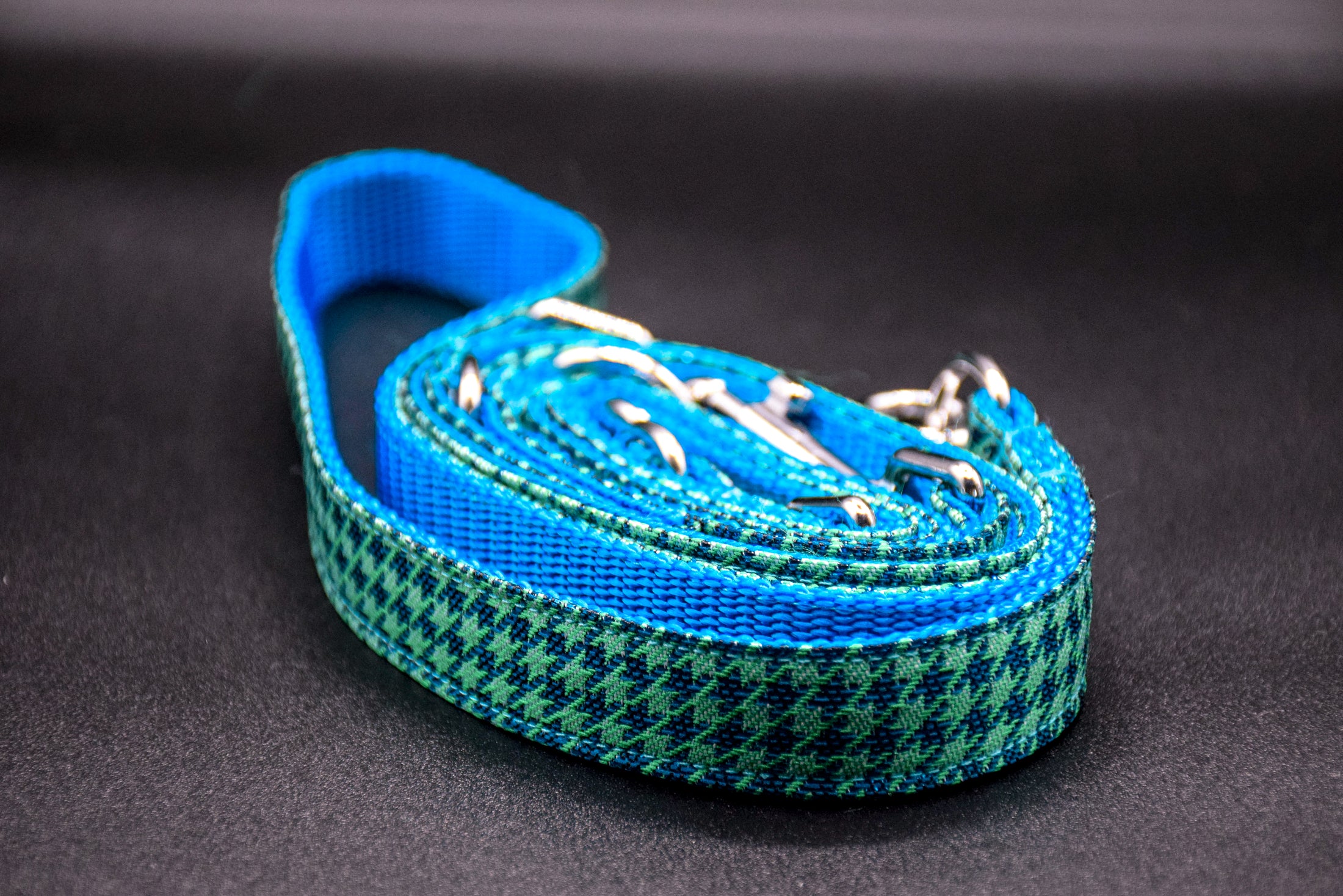 Cavaro Barkel Halsband & dreiteilige Hundeleine – Blue Signature Set