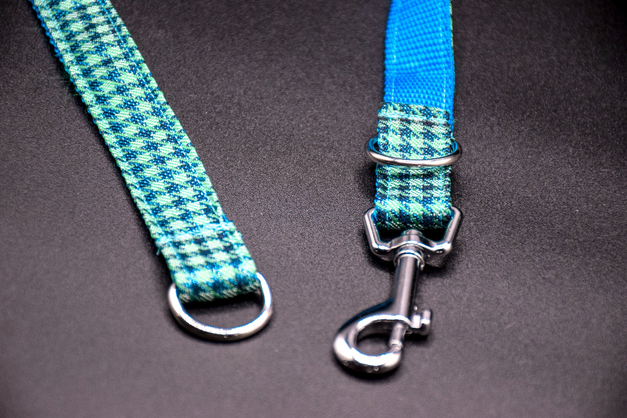 Cavaro Barkel Halsband & dreiteilige Hundeleine – Blue Signature Set