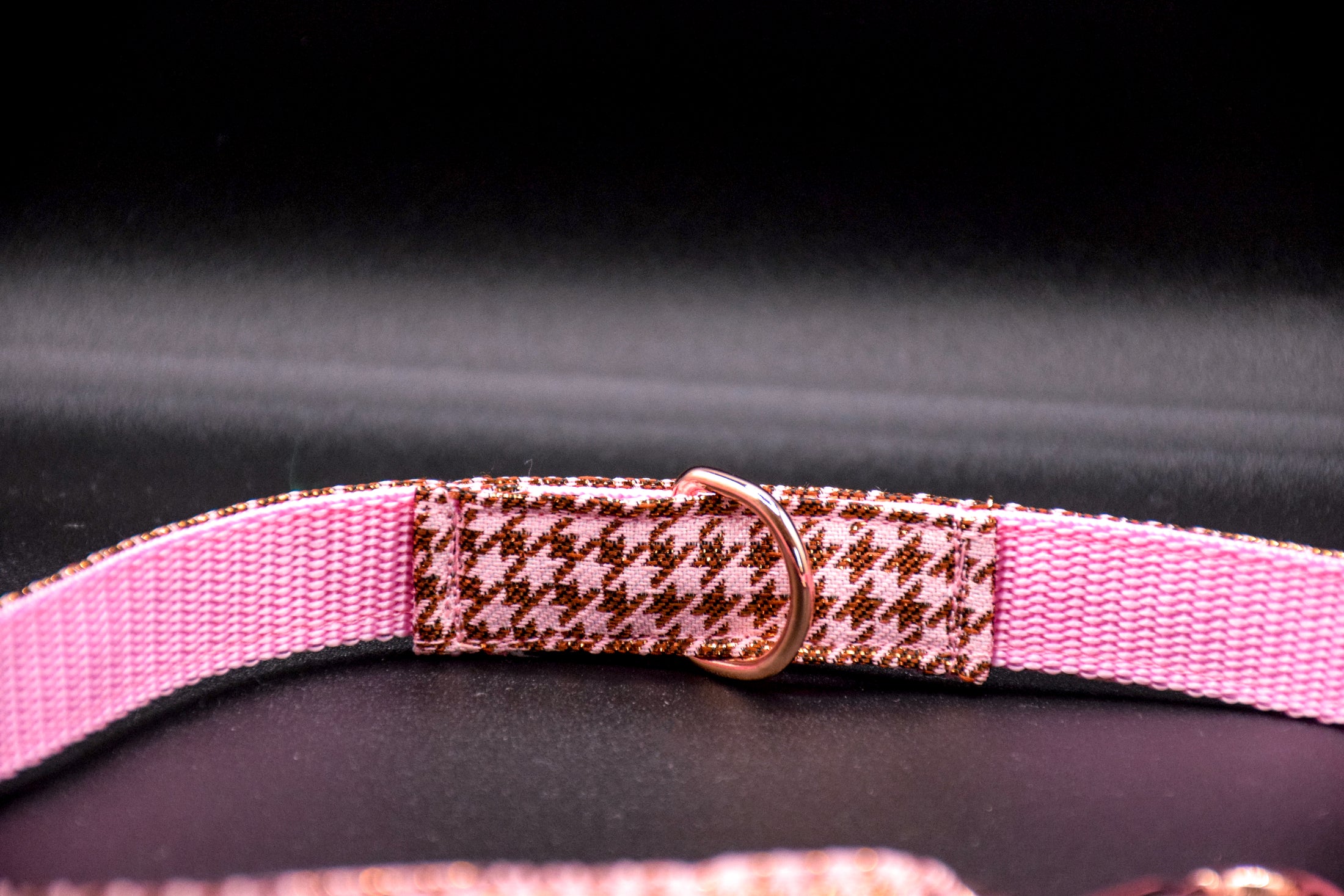 Cavaro Barkel Halsband & dreiteilige Hundeleine – Rosé Signature Set